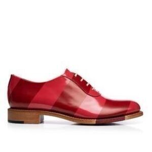 The Office of Angela Scott Mr Smith in Garnet red pink 37.5 / 7.5 new without bo
